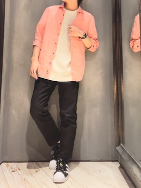 隼さん（メンズ・160cm）の春コーディネート