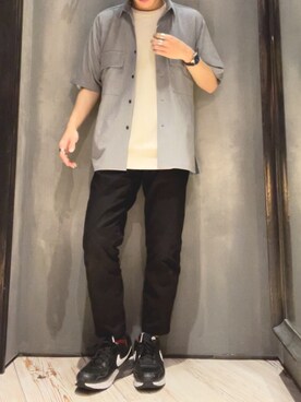 隼さん（メンズ・160cm）の春コーディネート