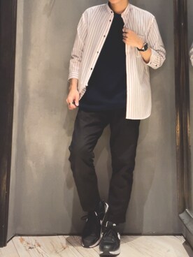 隼さん（メンズ・160cm）の春コーディネート