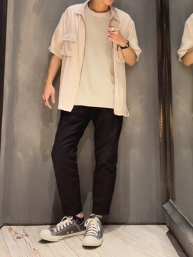 隼さん（メンズ・160cm）の春コーディネート