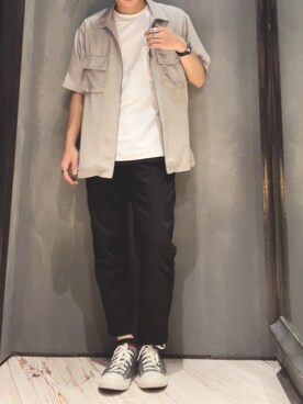 隼さん（メンズ・160cm）の春コーディネート