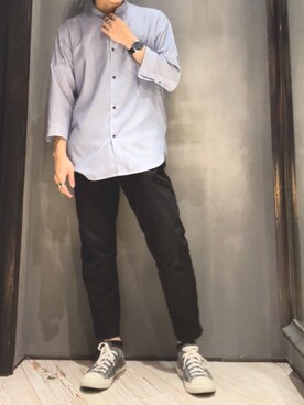 隼さん（メンズ・160cm）の夏コーディネート