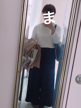「koe（コエ）のアイテム（トレンチコート）」を使った、ま こさん（レディース・155cm）の秋コーディネート