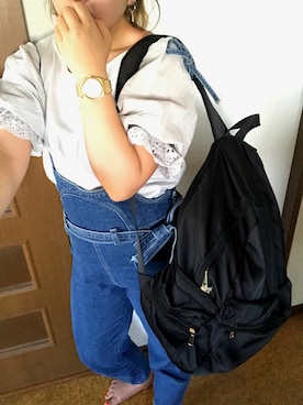 「アイテム（ピアス（両耳用））」を使った、ME♡さん（レディース・154cm・30代）の春コーディネート