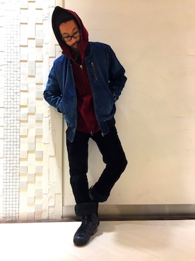 Daiki habaさん（メンズ・165cm）の春コーディネート