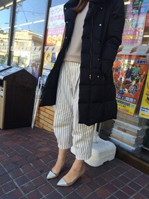no brand | ポインテッドトゥ
ゴールド、ベージュ(パンプス)