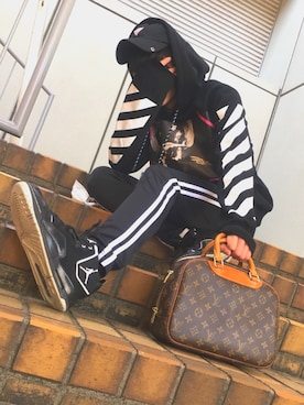 「LOUIS  VUITTON」｜「アイテム（帽子）」を使った、Ｋさん（メンズ・171cm）の夏コーディネート
