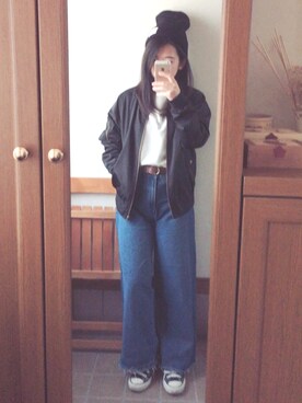 erikaさん（レディース・152cm）の春コーディネート