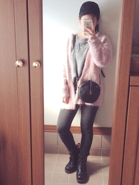 「CACTUS（カクタス）のアイテム」を使った、erikaさん（レディース・152cm）の冬コーディネート