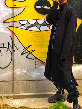 「Yeezy（イージー）のアイテム（レッグウェア）」を使った、dfeeekoさん（メンズ・173cm）の冬コーディネート