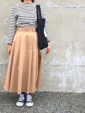 「セントジェームス」｜「アイテム（アナログ腕時計）」を使った、rkym.kさん（レディース・155cm）の秋コーディネート