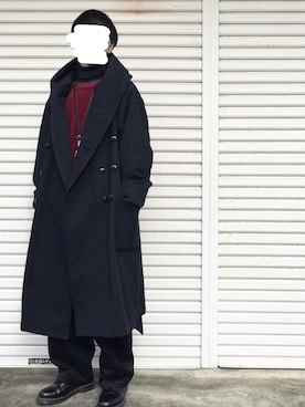 「フードコート」｜「アイテム（スウェット）」を使った、ゆーとさん（メンズ・175cm）の秋コーディネート