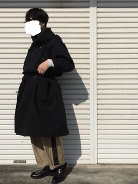 「アイテム（ダッフルコート）」を使った、ゆーとさん（メンズ・175cm・10代）の冬コーディネート