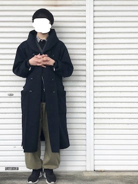 「アイテム（ダッフルコート）」を使った、ゆーとさん（メンズ・175cm・10代）の冬コーディネート