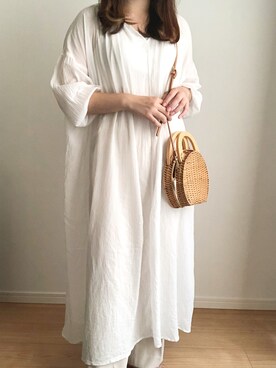 「LOWRYS FARM（ローリーズファーム）のセンタープレスカラーフレアパンツ　870189（その他パンツ）」を使った、enomom43さん（レディース・155cm）の秋コーディネート