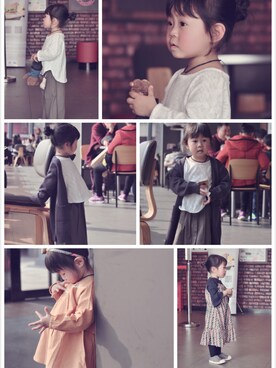 「xxbyのアイテム（トップス、グレー系）」を使った、Aimiさん（レディース）の冬コーディネート