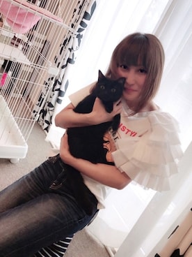 「PRADA（プラダ）のアイテム（シューズ）」を使った、saraさん（レディース・156cm）の夏コーディネート