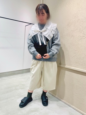 「chambre de charme（シャンブルドゥシャーム）のアイテム（バッグ）」を使った、かなさん（レディース・155cm）の冬コーディネート