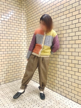 「AMBIDEX（アンビデックス）のアイテム（トップス）」を使った、かなさん（レディース・155cm）の冬コーディネート