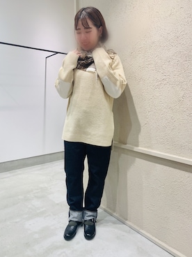 「Si-Si-Si（スースースー）のアイテム」を使った、かなさん（レディース・155cm）の冬コーディネート