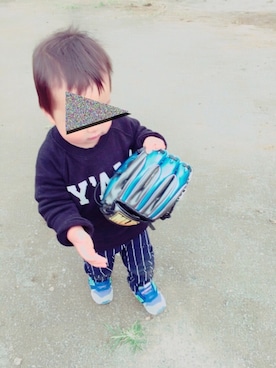 るみあんさん（キッズ・80cm）の冬コーディネート