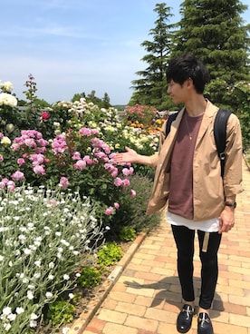 「MSPC（エムエスピーシー）のアイテム」を使った、shuntaさん（メンズ・173cm）の春コーディネート