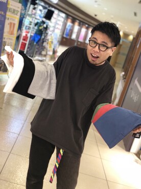 「is-ness（イズネス）のアイテム」を使った、maeyamaさん（メンズ・170cm）の夏コーディネート