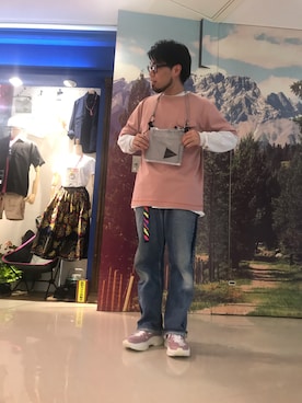 「is-ness（イズネス）のアイテム」を使った、maeyamaさん（メンズ・170cm）の春コーディネート