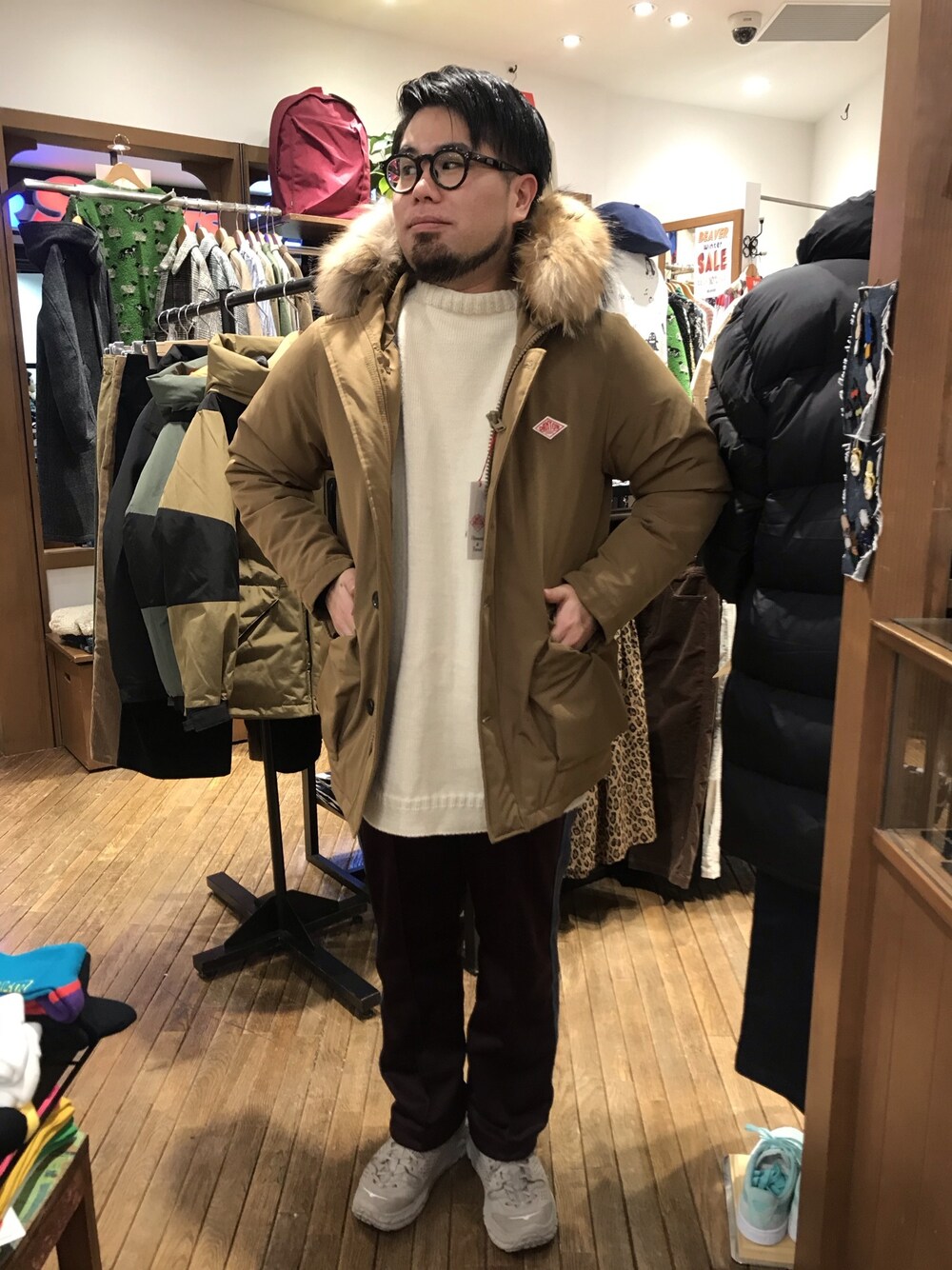 maeyama(BEAVERなんば店 )｜DANTONのダウンジャケット/コートを使った ...