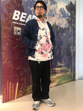 「デニム ジャケット」｜maeyamaさん（メンズ・170cm）の冬コーディネート