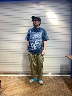 「AlexanderLeeChang（アレキサンダーリーチャン）のアイテム」を使った、maeyamaさん（メンズ・170cm）の春コーディネート