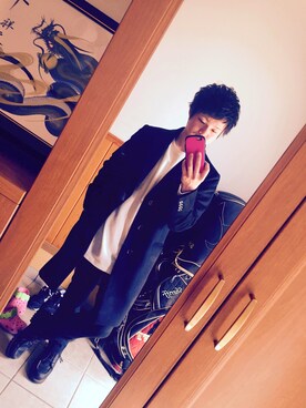 「Right-on（ライトオン）のアイテム（シューズ）」を使った、✁✂龍輝✃✄さん（メンズ・166cm）の春コーディネート