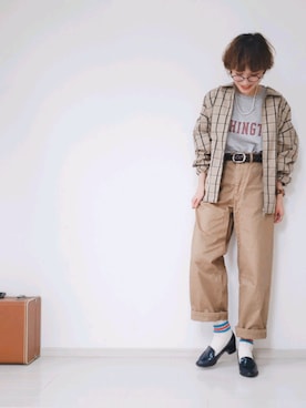 risa.ronoさん（レディース・158cm）の秋コーディネート