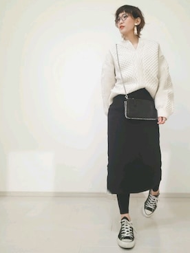 risa.ronoさん（レディース・158cm）の冬コーディネート