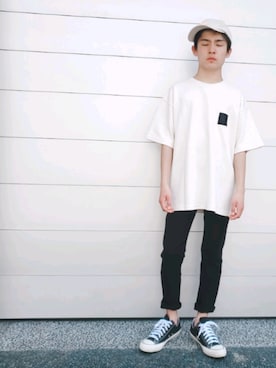 「MPS（エムピーエス）のアイテム」を使った、risa.ronoさん（レディース・158cm）の春コーディネート