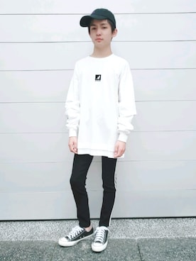 「MPS（エムピーエス）のアイテム」を使った、risa.ronoさん（レディース・158cm）の春コーディネート