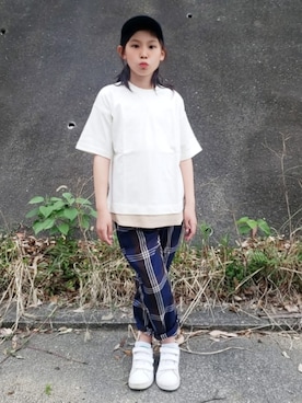 「MPS（エムピーエス）のアイテム」を使った、risa.ronoさん（レディース・158cm）の春コーディネート