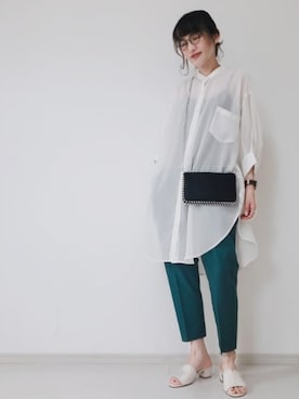 「VIKTOR&ROLF（ヴィクター&ロルフ）のアイテム」を使った、risa.ronoさん（レディース・158cm）の夏コーディネート