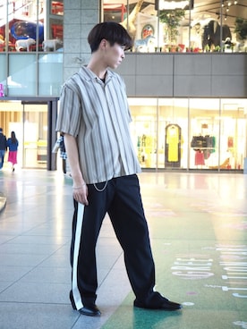 tk.TAKEO KIKUCHI ルクア大阪店さん（メンズ・178cm）の春コーディネート