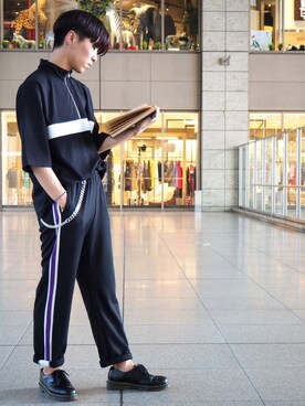 「tk.TAKEO KIKUCHI」｜「アイテム（その他）」を使った、tk.TAKEO KIKUCHI ルクア大阪店さん（メンズ・178cm）の夏コーディネート
