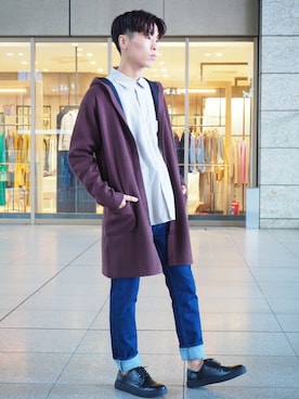 「tk.TAKEO KIKUCHI」｜「アイテム（その他）」を使った、tk.TAKEO KIKUCHI ルクア大阪店さん（メンズ・178cm）の秋コーディネート
