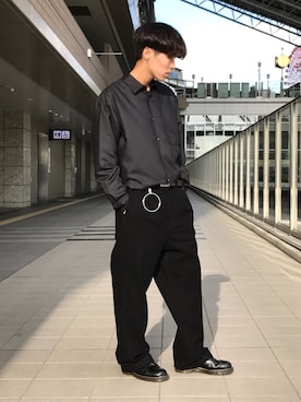 「tk.TAKEO KIKUCHI」｜「アイテム（その他）」を使った、tk.TAKEO KIKUCHI ルクア大阪店さん（メンズ・178cm）の秋コーディネート