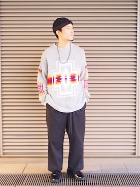 「tk.TAKEO KIKUCHI」｜「アイテム（その他）」を使った、tk.TAKEO KIKUCHI ルクア大阪店さん（メンズ・170cm）の冬コーディネート