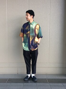 「ルクア大阪」｜tk.TAKEO KIKUCHI ルクア大阪店さん（メンズ・178cm）の春コーディネート