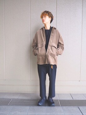 「tk.TAKEO KIKUCHI（ティーケータケオキクチ）のアイテム（ブルゾン）」を使った、tk.TAKEO KIKUCHI ルクア大阪店さん（メンズ・178cm）の秋コーディネート