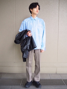 「tk.TAKEO KIKUCHI（ティーケータケオキクチ）のアイテム（ジャケット/アウター）」を使った、tk.TAKEO KIKUCHI ルクア大阪店さん（メンズ・172cm）の冬コーディネート