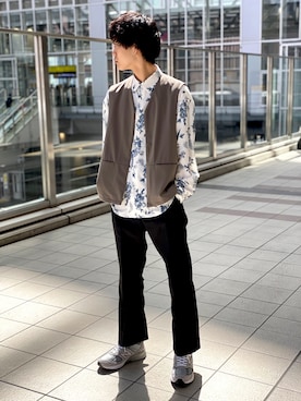 tk.TAKEO KIKUCHI ルクア大阪店さん（メンズ・178cm）の春コーディネート