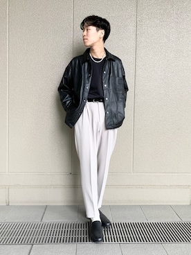 tk.TAKEO KIKUCHI ルクア大阪店さん(メンズ・178cm)の冬コーディネート