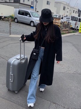 「MSCHF（ミスチーフ）のアイテム（バッグ）」を使った、ayanoさん（レディース・163cm）の春コーディネート