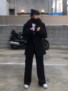 「Etudes Studio（エチュードスタジオ）のアイテム」を使った、ayanoさん（レディース・163cm）の冬コーディネート